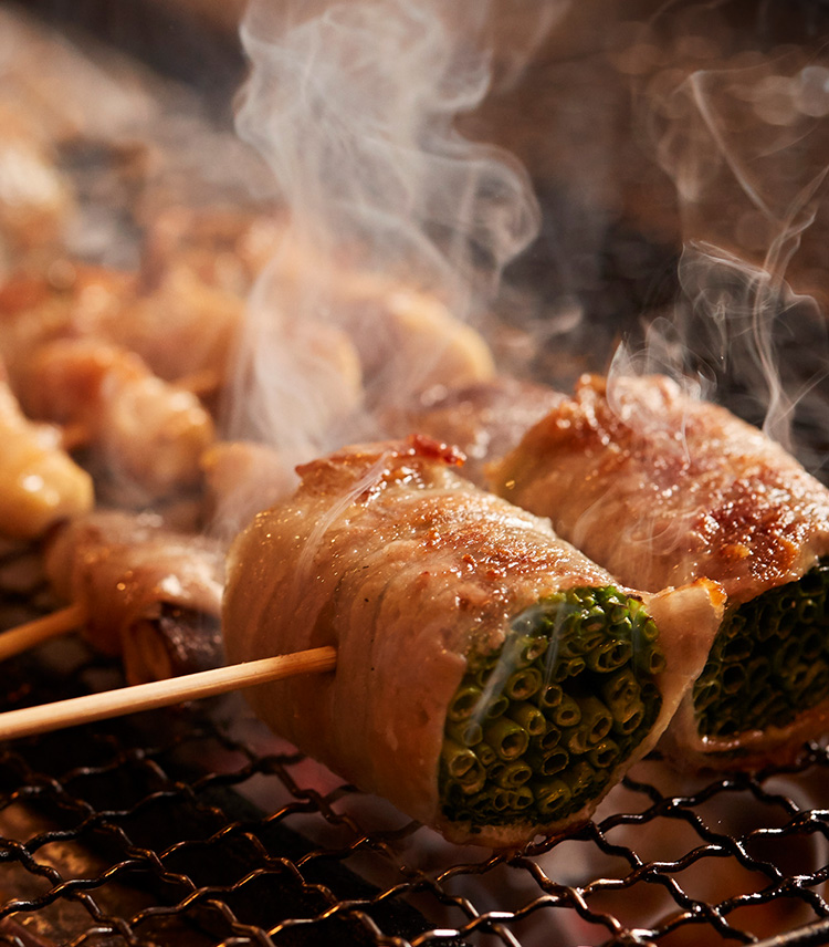 焼きシーン